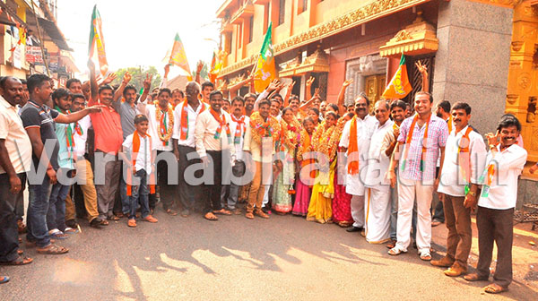 ಮೂಡುಬಿದಿರೆ ಬಿಜೆಪಿ ವಿಜಯೋತ್ಸವ; ಶಾಸಕ,ಸಚಿವ ಹಾಗೂ ಅಧಿಕಾರಿಗಳ ಸಹಕಾರದೊಂದಿಗೆ ಕ್ಷೇತ್ರದ ಅಭಿವೃದ್ಧಿ: ಸುಚರಿತ ಶೆಟ್ಟಿ